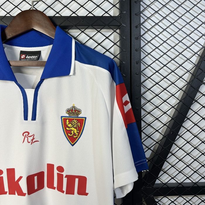 2004 Zaragoza Home Retro Shirt S-XXL - 图片 7