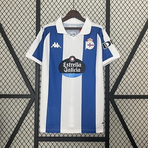 24/25 Deportivo La Coruna Home Jersey