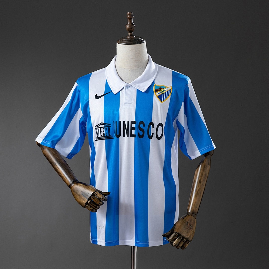 JER-5042_1 Malaga 12/13 Home Retro Jersey - 图片 1