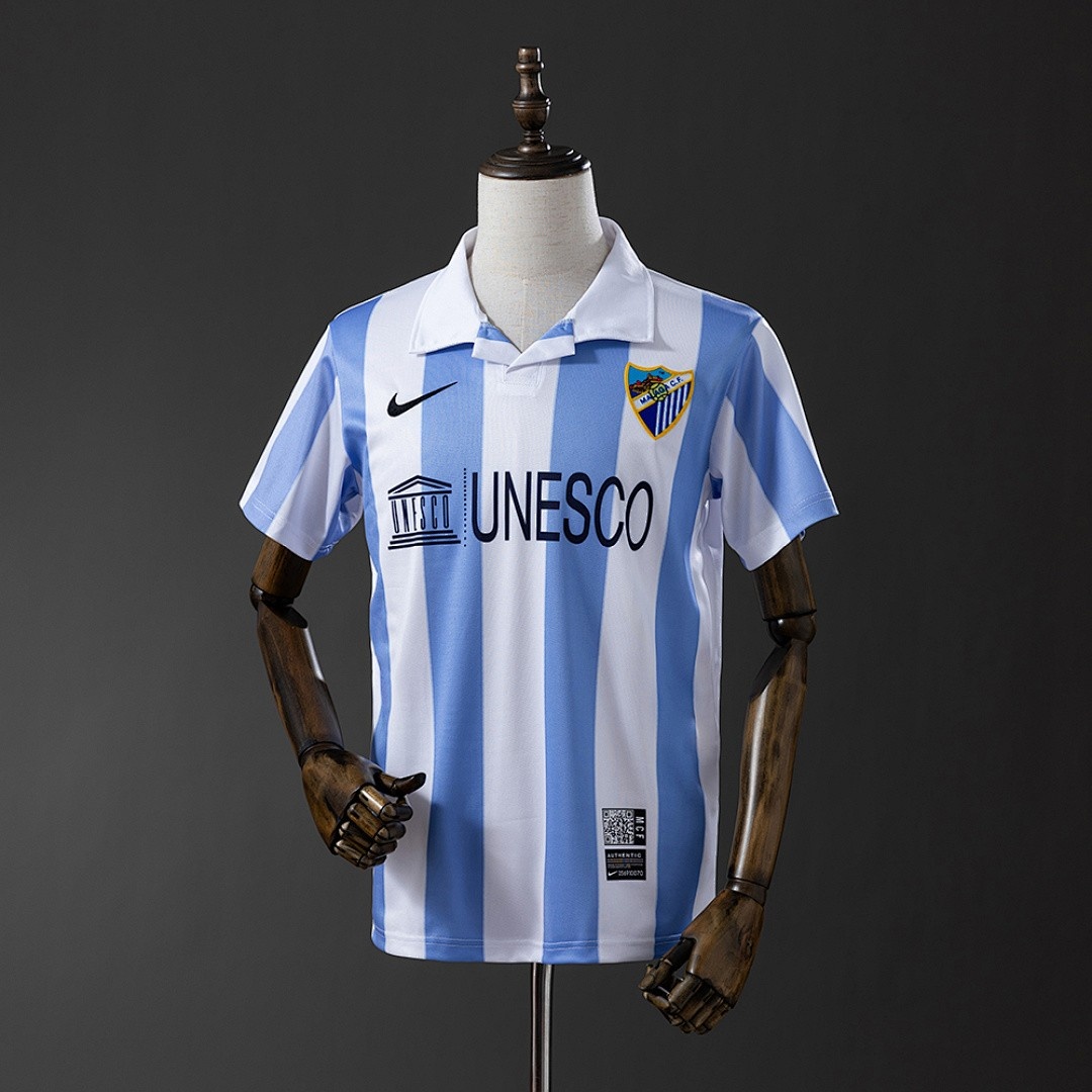 JER-5052_1 Malaga 2012/13 Home Retro Shirt - 图片 1