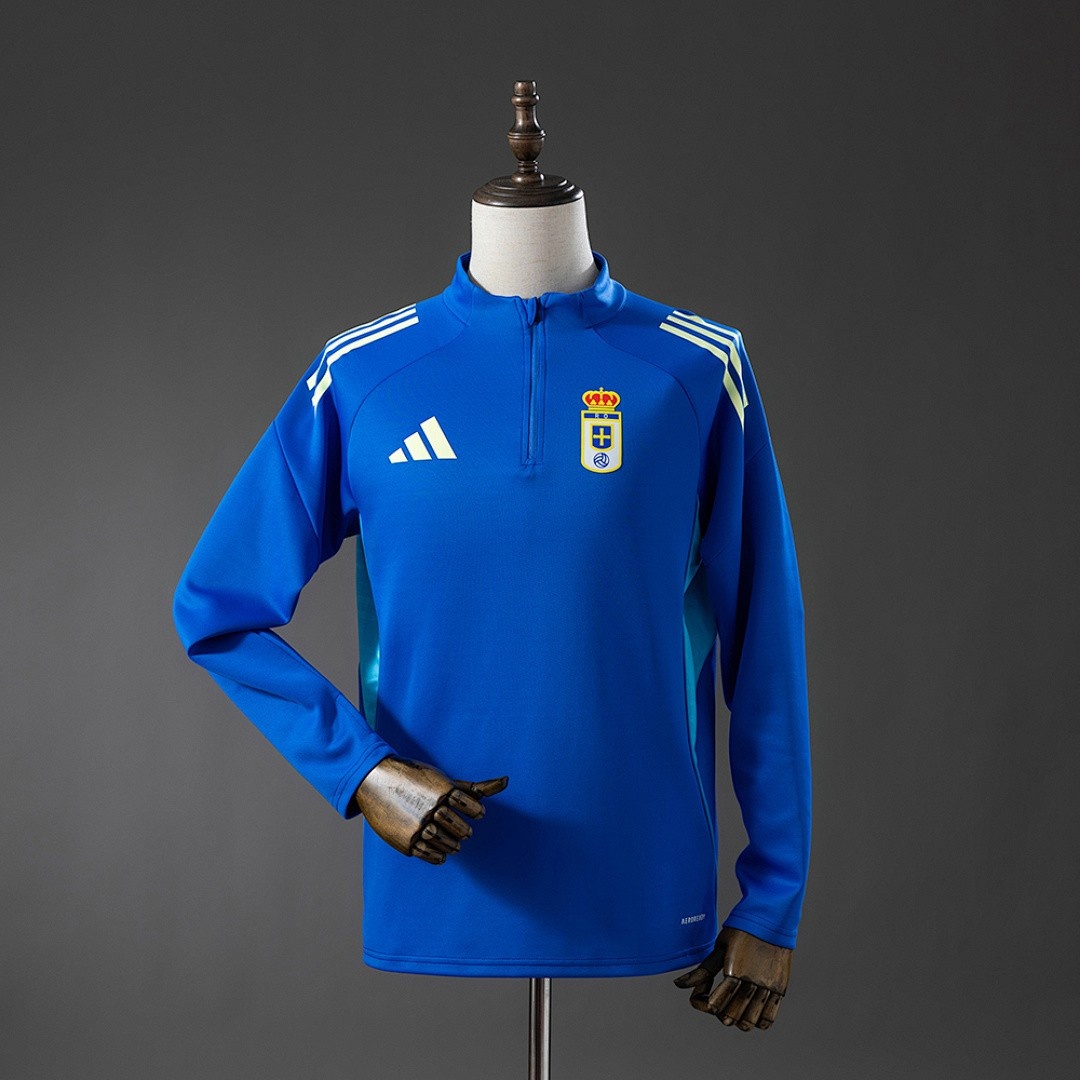JER-5083_1 Real Oviedo 25/26 Training Top Blue - 图片 1