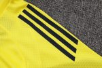 Real Madrid Yellow Short Sleeve Training Suit - 图片 5