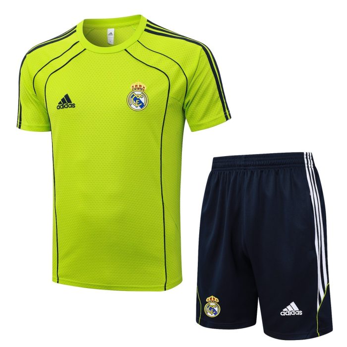 Real Madrid Green Short Sleeve Training Suit - 图片 8