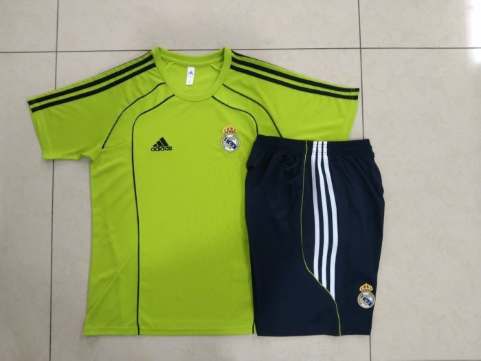 Real Madrid Green Short Sleeve Training Suit - 图片 9