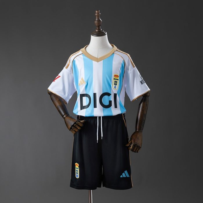 Real Oviedo 25/26 Third Away Kids Kit Jersey - 图片 3
