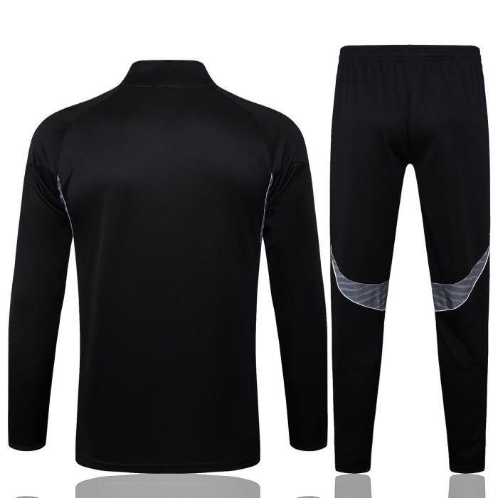 Real Madrid Black Half-Zip Jacket - 图片 7