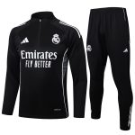 Real Madrid Black Half-Zip Jacket - 图片 8