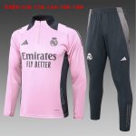 Real Madrid 24-25 Pink Half-Zip Jacket