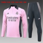 Real Madrid 24-25 Pink Half-Zip Jacket - 图片 2
