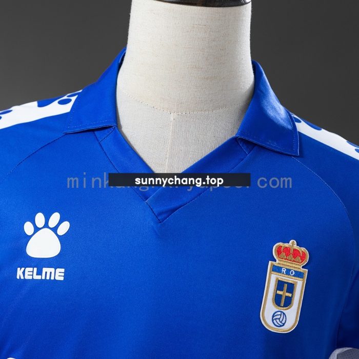 Real Oviedo 1990-1991 Home Retro Shirt - 图片 6