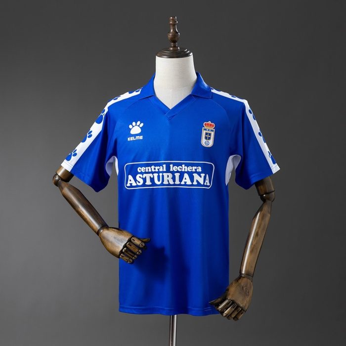 Real Oviedo 1990-1991 Home Retro Shirt - 图片 8