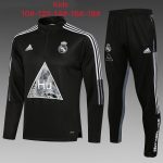 Real Madrid 21-22 Black Kids' Half-Zip Jacket - 图片 2