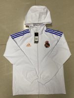 Real Madrid 21-22 White Windbreaker - 图片 3