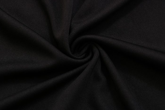 Real Madrid 22-23 Black with Purple Side Short Sleeve Training Suit - 图片 2
