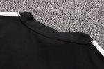Real Madrid 22-23 Black with Purple Side Short Sleeve Training Suit - 图片 3