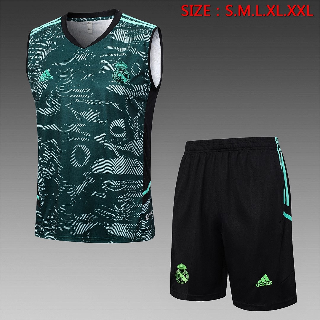 JER-5122_1 Real Madrid 23/24 Green Vest - 图片 1