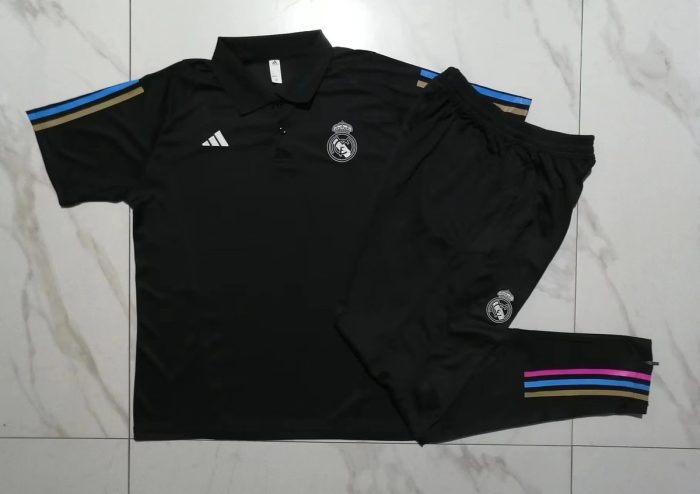 Real Madrid 23-24 Black Polo - 图片 6
