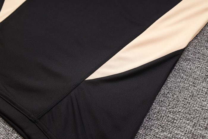 Real Madrid 23-24 Black Half-Zip Jacket - 图片 3