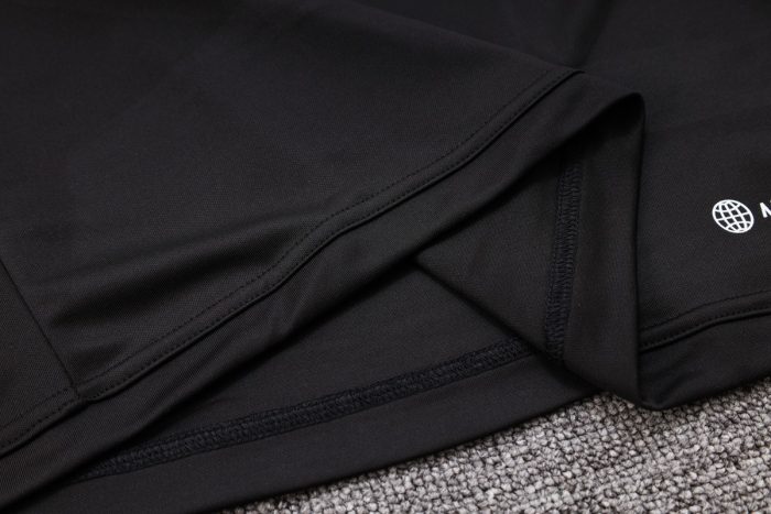 Real Madrid 23-24 Black Half-Zip Jacket - 图片 4