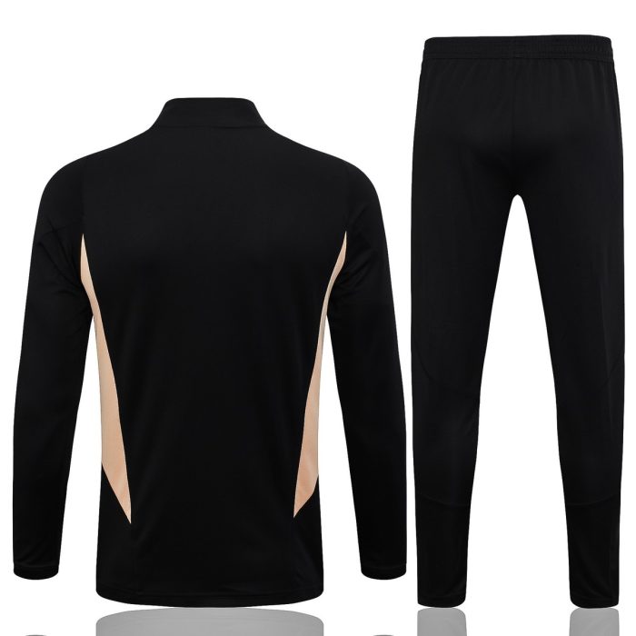 Real Madrid 23-24 Black Half-Zip Jacket - 图片 7