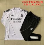 Real Madrid White Half-Zip Jacket - 图片 9