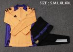 Real Madrid 24-25 Orange Half-Zip Jacket - 图片 2