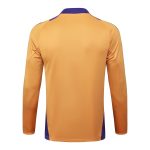 Real Madrid 24-25 Orange Half-Zip Jacket - 图片 8