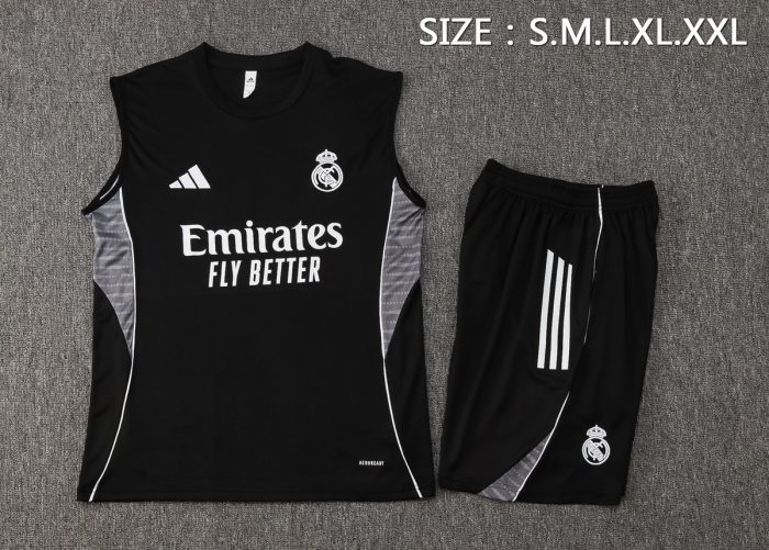 Real Madrid Black Vest - 图片 2