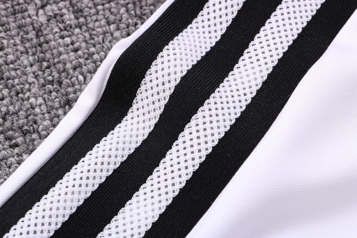 Real Madrid 22-23 White Half-Zip Jacket - 图片 5