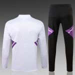 Real Madrid 22-23 White Half-Zip Jacket - 图片 7