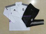 Real Madrid 22-23 White Half-Zip Jacket - 图片 9