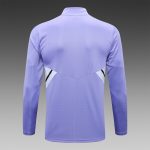 Real Madrid 22-23 Light Purple Half-Zip Jacket - 图片 3