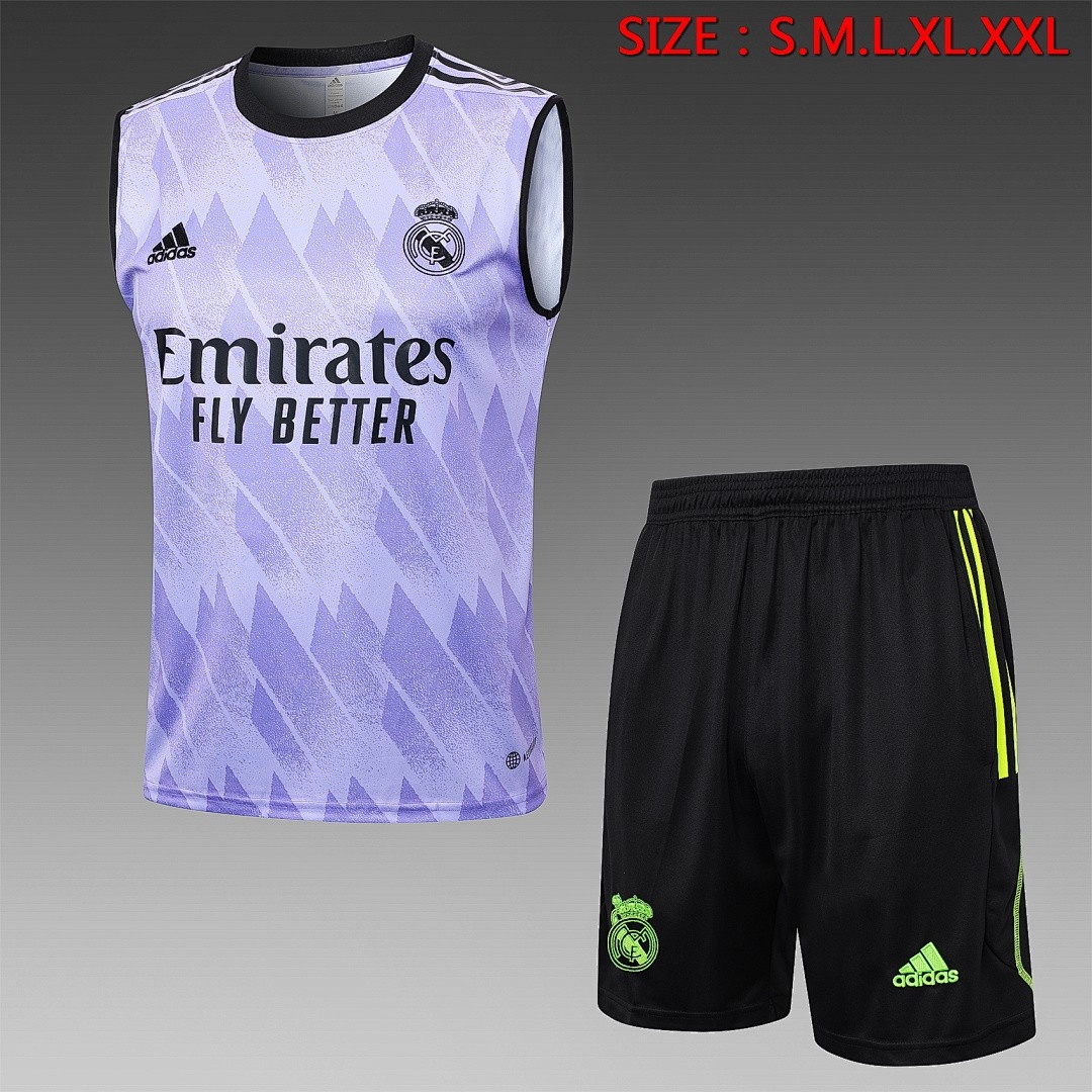 JER-5140_1 Real Madrid 23/24 Purple Splatter Vest - 图片 1