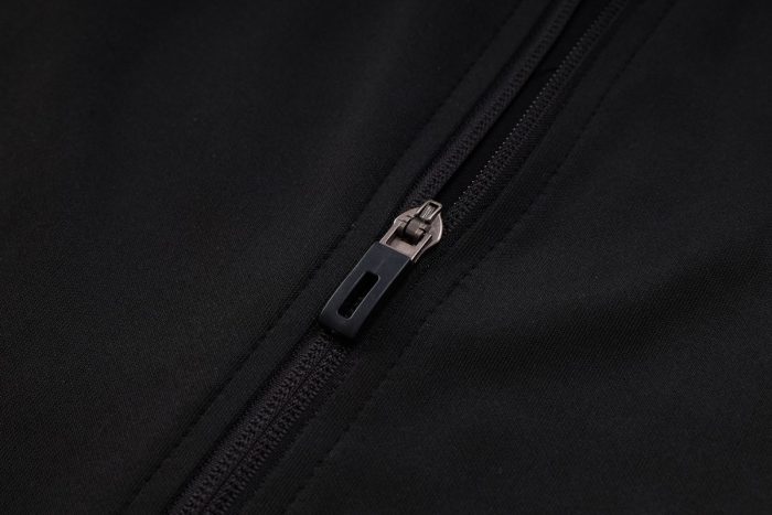 Real Madrid 23-24 Black Long Zip Jacket - 图片 6