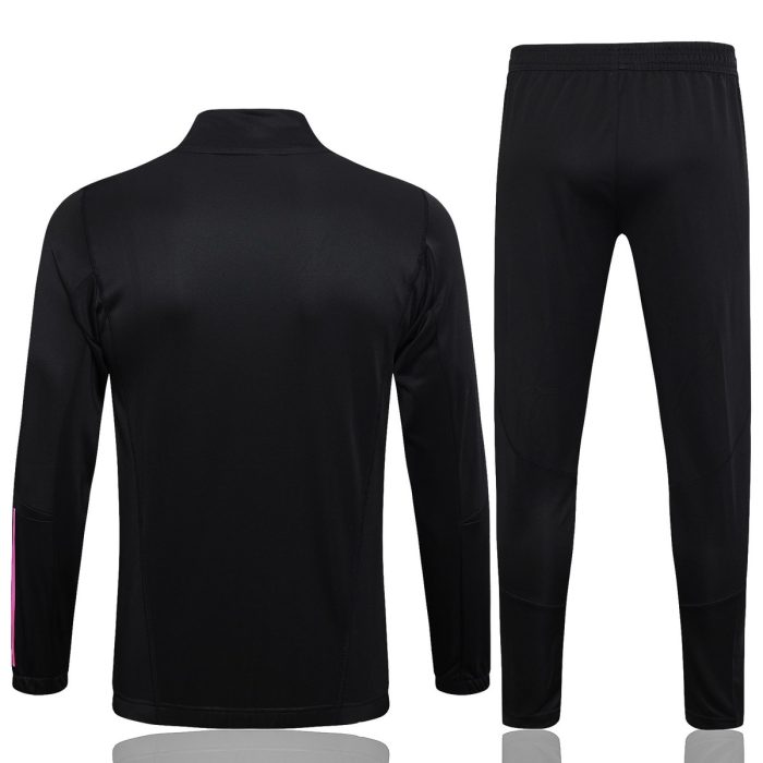 Real Madrid 23-24 Black Long Zip Jacket - 图片 7