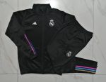 Real Madrid 23-24 Black Long Zip Jacket - 图片 9