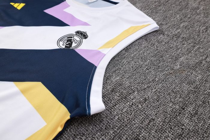 Real Madrid 23/24 Splatter White Vest - 图片 7