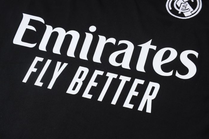 Real Madrid Black Half-Zip Jacket - 图片 6