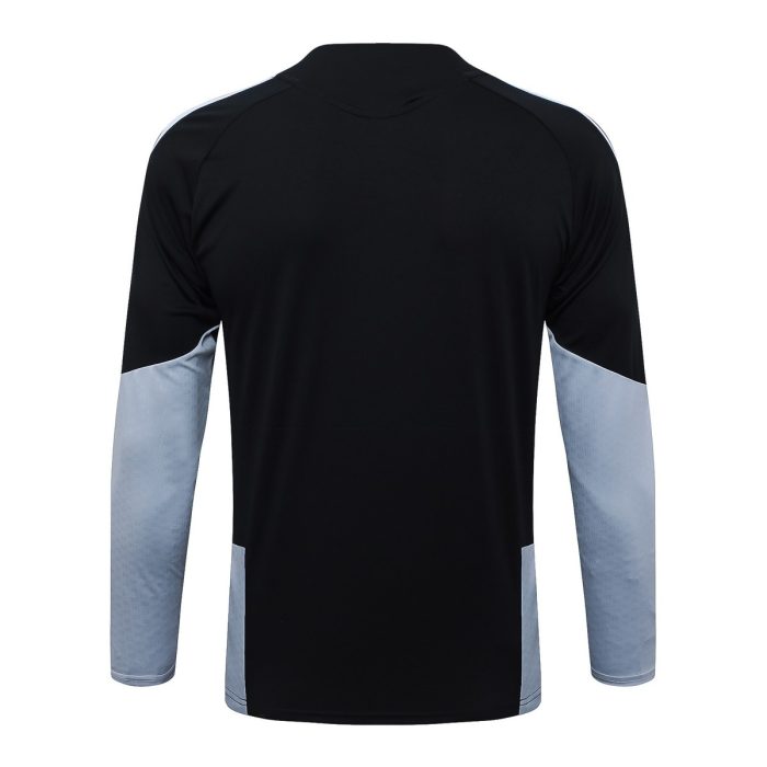 Real Madrid Black Half-Zip Jacket - 图片 8