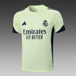 Real Madrid Light Green Short Sleeve Training Suit - 图片 8