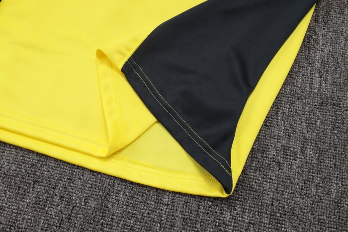 Real Madrid Yellow Half-Zip Jacket - 图片 4