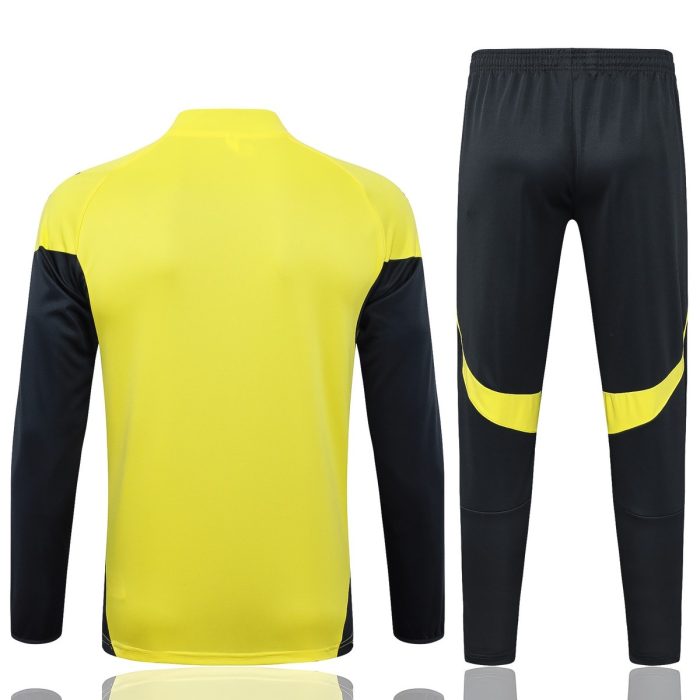 Real Madrid Yellow Half-Zip Jacket - 图片 7