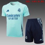 Real Madrid 24-25 Light Green Short Sleeve Training Set