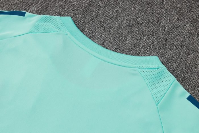 Real Madrid 24-25 Light Green Short Sleeve Training Set - 图片 5