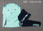 Real Madrid 24/25 Light Green Half-Zip Jacket - 图片 2