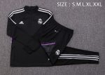 Real Madrid 22/23 Black Half-Zip Jacket
