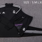 Real Madrid 22/23 Black Half-Zip Jacket