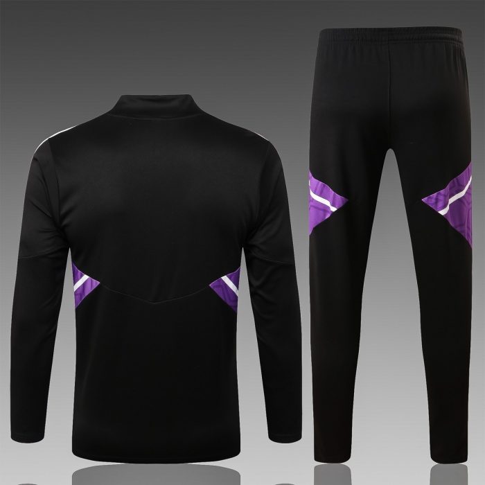 Real Madrid 22/23 Black Half-Zip Jacket - 图片 7