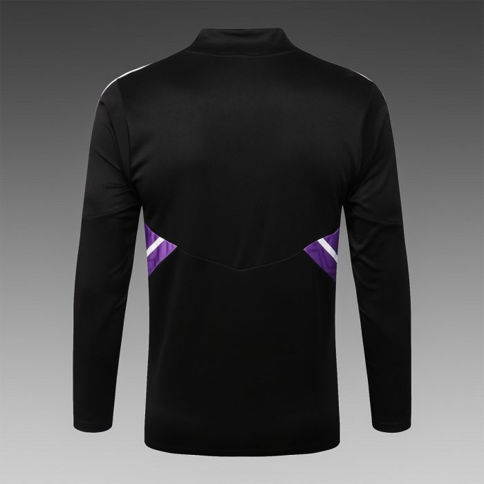 Real Madrid 22/23 Black Half-Zip Jacket - 图片 8