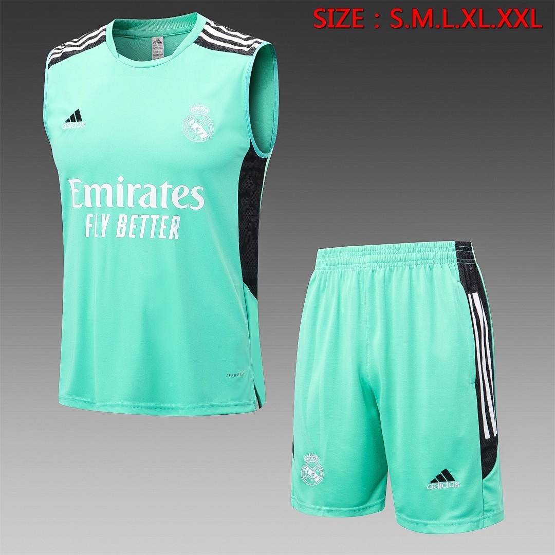 JER-5155_1 Real Madrid 22/23 Green Vest - 图片 1